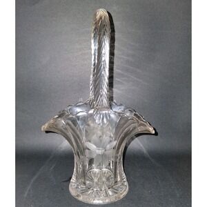 Duncan and Miller 9" Glass‎ Bride's Basket